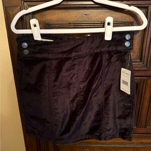 Free People suede skirt